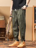 Men's Streetwear Elastic Waist Drawstring Pants