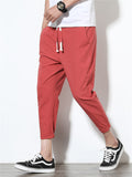 Men's Summer Cozy Cotton Slim Fit Pencil Pants