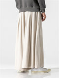 Chinese Style Men's Plus Size Wide Leg Pants