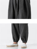 Men's Japanese Winter Thickened Warm Woolen Pants