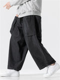 Male Hard-wearing Large Size Loose-fitting Jeans