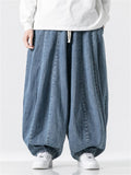 Japanese Style Plus Size Lantern Jeans for Men