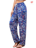 Ladies Boho Style Drawstring Yoga Joggers Pants