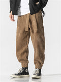 Men's Cozy Popular Corduroy Stripe Waistband Pants