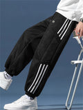 Streetwear Thickened Lambswool Blend Pants for Men