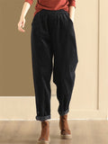 Women's Autumn Cozy Loose Corduroy Harem Pants