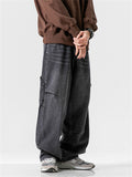 Men's Spring Autumn Loose Fit Streetwear Comfy Jeans