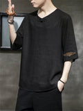 Men's Summer Half Sleeve Round Neck T-shirt