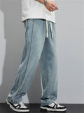 Men's Popular Relaxed Jeans with 1977 Patch