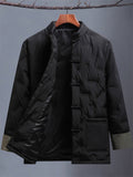 Chinese Style Men's Trendy Skin-friendly Winter Down Jackets