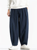 Cozy Cotton Linen Oversized Summer Harem Pants for Men