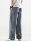 Large Size Breathable Straight Leg Casual Pants for Men