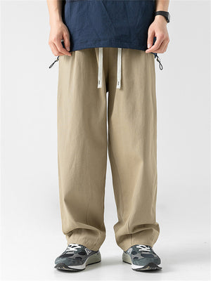 Hard-wearing All-match Pleated Trousers for Men