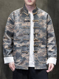 Male ''Along the River During the Qingming Festival'' Printed Jackets