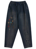 Women's Spring Regular & Winter Plush Lined Denim Pants