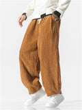 Men's Autumn Oversized Warm Corduroy Harem Pants