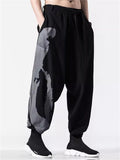 Chinese Kung Fu Print Training Pants for Men