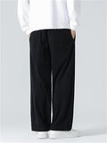 Leisure Trendy Corduroy Straight Leg Pants for Men