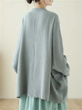 Ladies Zen Style Mid Length Open Front Jackets