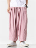 Men's Baggy Drawstring Lantern Pants