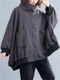 Autumn Literary Relaxed Fit Knitted Jackets for Ladies