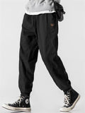 Spring Autumn Men's Casual Ankle Tie Cargo Pants