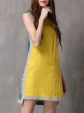 Women's Cute Linen Qipao Dress