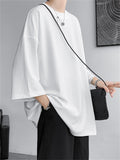 3/4 Sleeve Comfortable Textured Shirts for Male