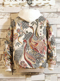 Men's Crane & Tiger Printed Embroidered Jackets