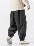 Men's Japanese Winter Thickened Warm Woolen Pants