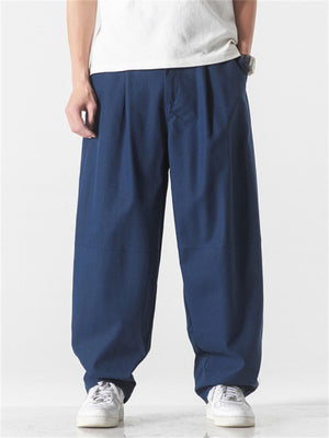 Men's Cozy Cotton Linen Oversized Casual Pants