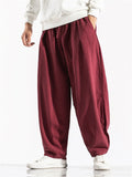 Cozy Cotton Linen Oversized Summer Harem Pants for Men