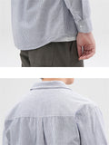 Men's Cozy Leisure Single-Breasted Stripe Shirt