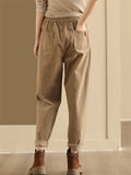 Women's Autumn Cozy Loose Corduroy Harem Pants