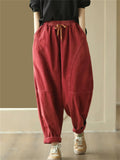 Women's Sports Casual High-Rise Autumn Drawstring Harem Pants