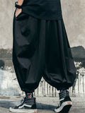 Oversized Ankle Band Lantern Pants for Male