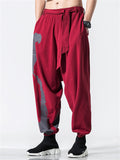 Chinese Kung Fu Print Training Pants for Men