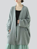 Ladies Zen Style Mid Length Open Front Jackets