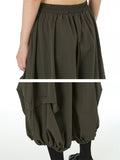 Women's Big Size Oversized Pleated Lantern Pants