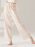 Simple High Waist Straight-Leg Casual Pants for Women