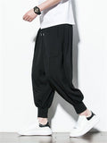 Men's Casual Breathable Sports Ankle-Tied Lantern Pants