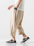 Men's Solid Color Lightweight Loose Style Pants