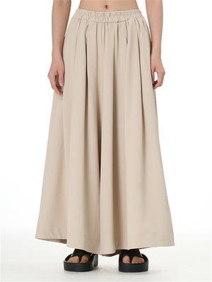 Women's Casual Pleated Wide Leg Pants