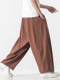 Men's Trendy Cozy Cotton Linen Casual Straight-Leg Pants