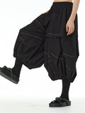 Women's Big Size Oversized Pleated Lantern Pants