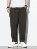 Chinese Style Men's Trendy Casual Drawstring Trousers