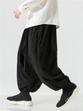 Men's Autumn Winter Baggy Corduroy Harem Pants