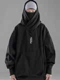 Cool Japanese Street Style Turtleneck Face Cover Ninja Hoodies