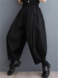 Stylish High-Rise Oversized Pleated Harem Pants for Women