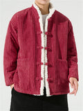 Men's New Year Joyful Stand Collar Warm Padded Coat